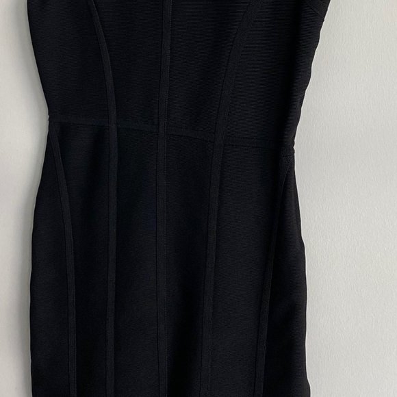 BLACK BODYCON DRESS - Picture 5 of 5